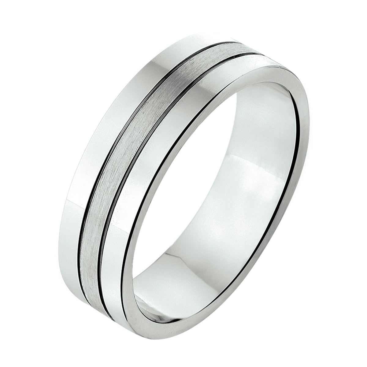 Ring a309 - 6 mm - zonder steen