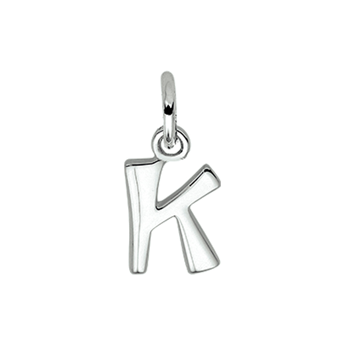 Hanger - zilver letter k