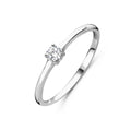 Ring met geboortesteen cz april