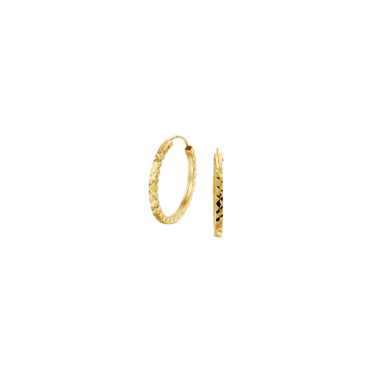 Oorringen 1.5 mm gediamanteerd