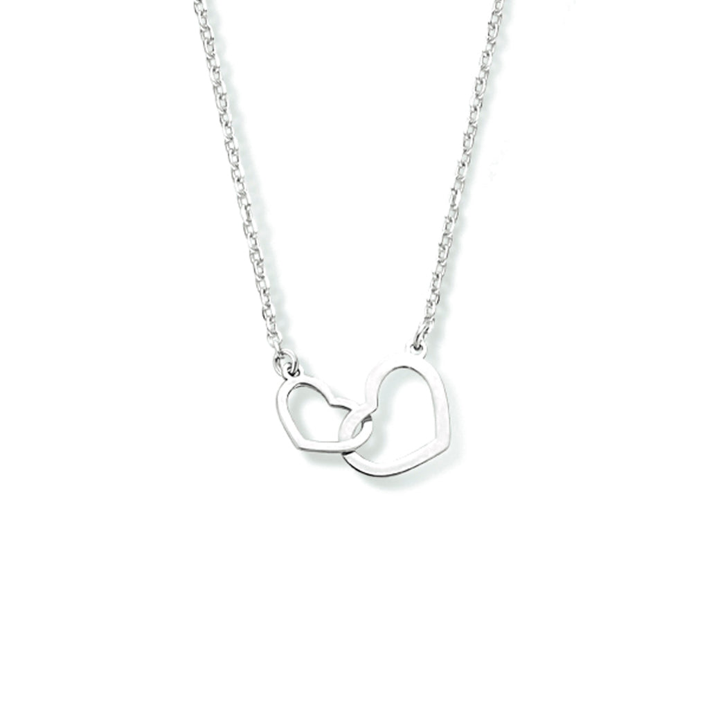 Collier hartjes 40 + 4 cm