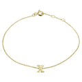 Armband letter 16.5 - 17.5 - 18.5 cm