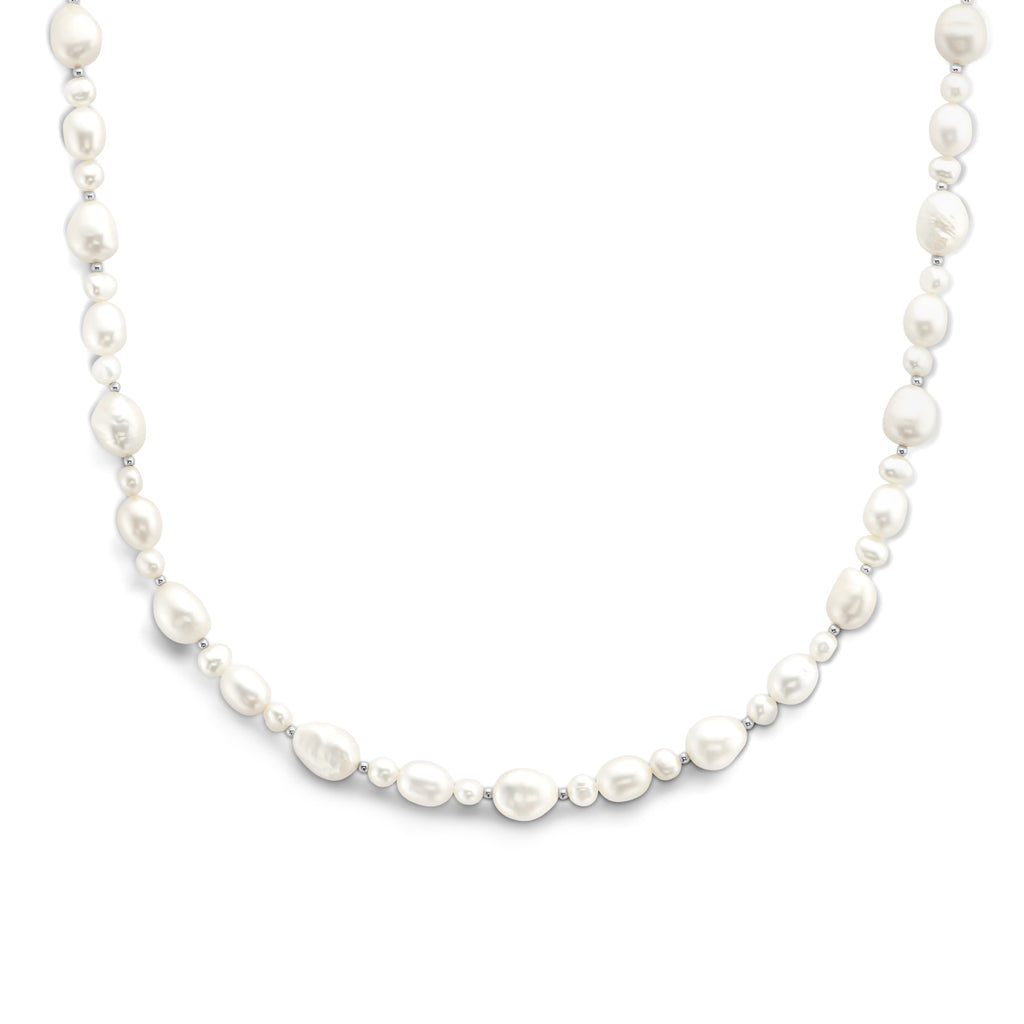 Collier parels 43 + 4 cm