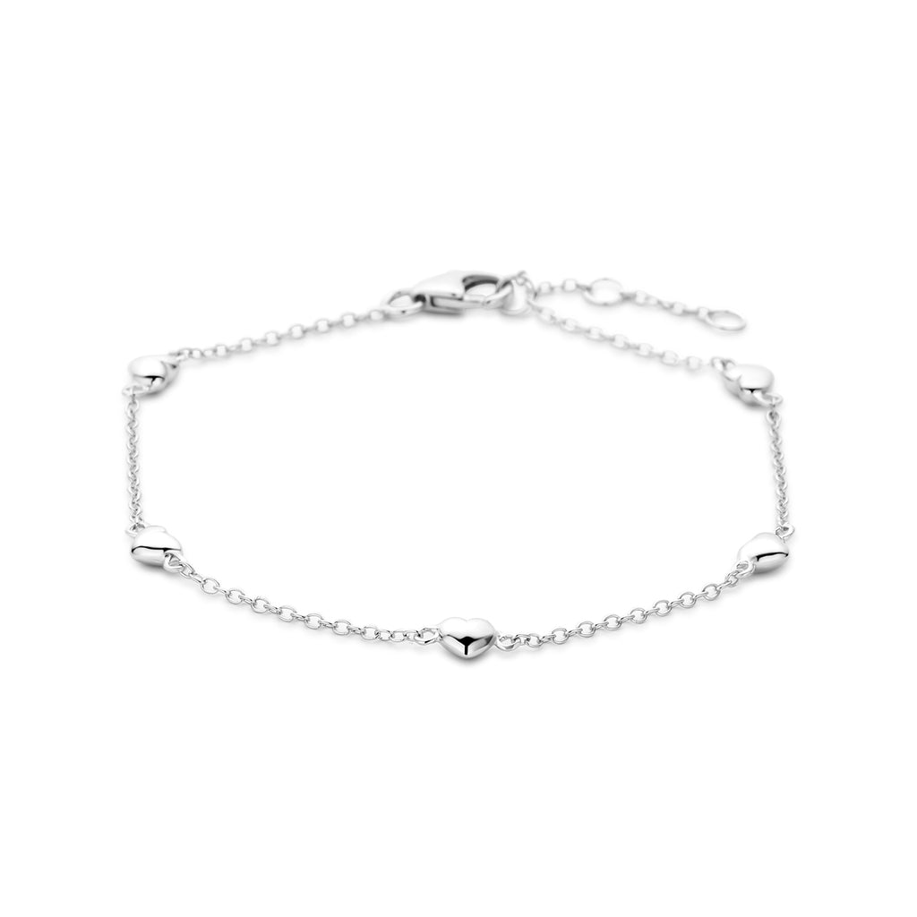 armband hartjes 16.5 17.5 18.5 cm