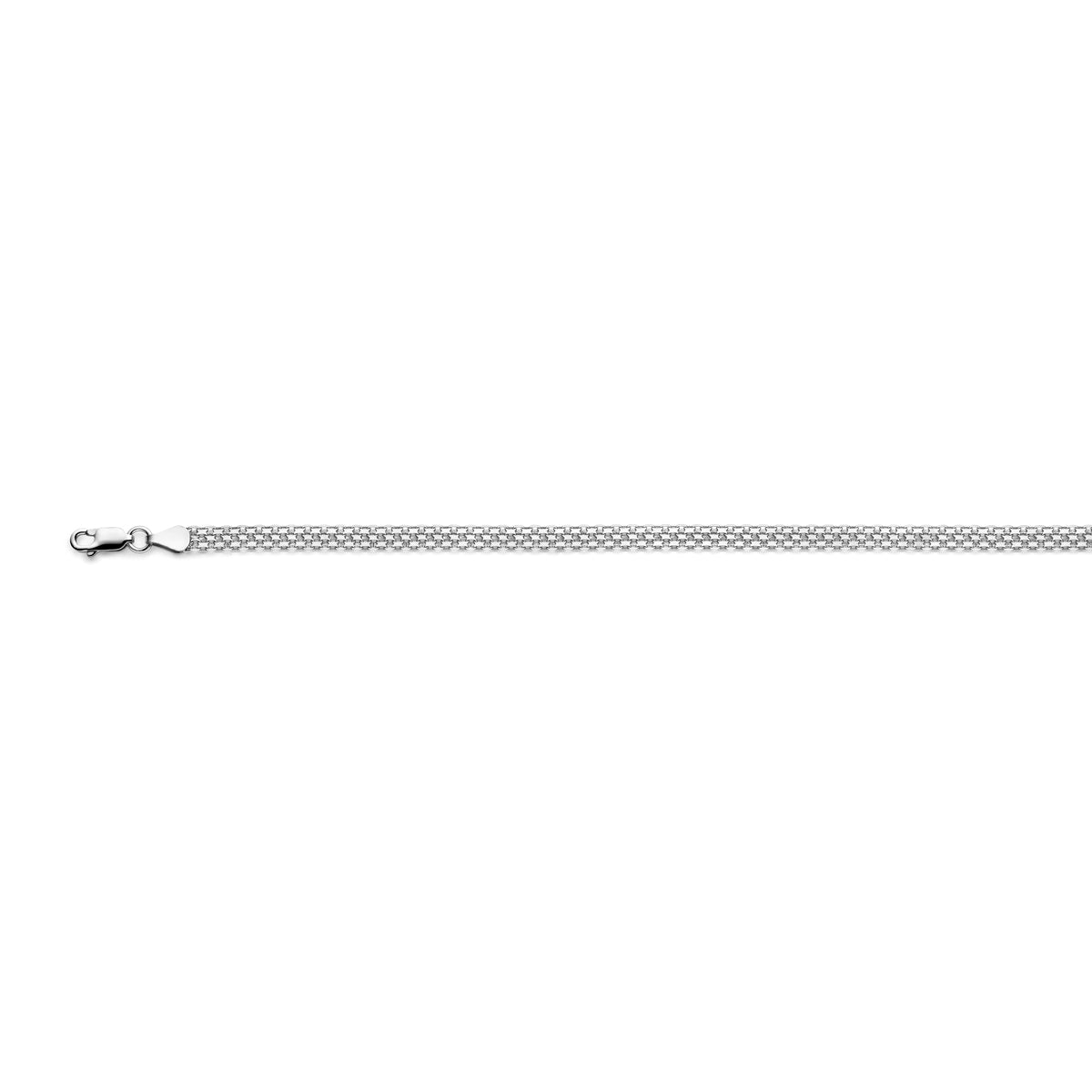 Dubbel gourmette 4.8 mm