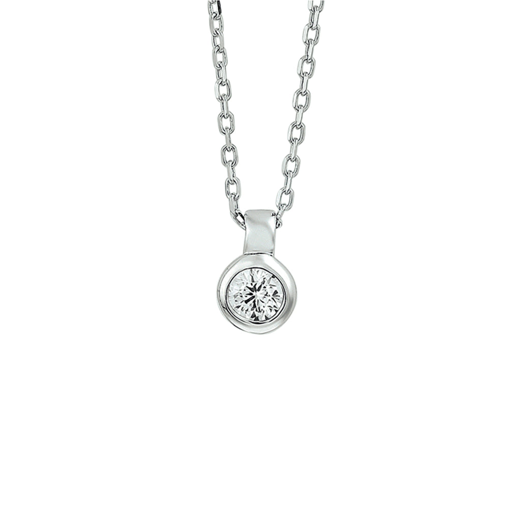 Collier zirkonia 40 + 4 cm