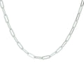 Collier paperclip platte buis 3.8 mm 41 + 4 cm