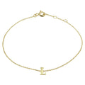 Armband letter 16.5 - 17.5 - 18.5 cm