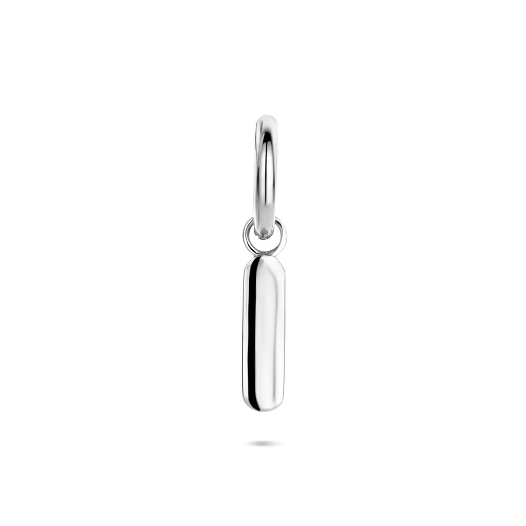 Zilver gerhodineerd hangers voor oorring (st./pr.)