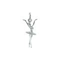 Hanger - zilver ballerina