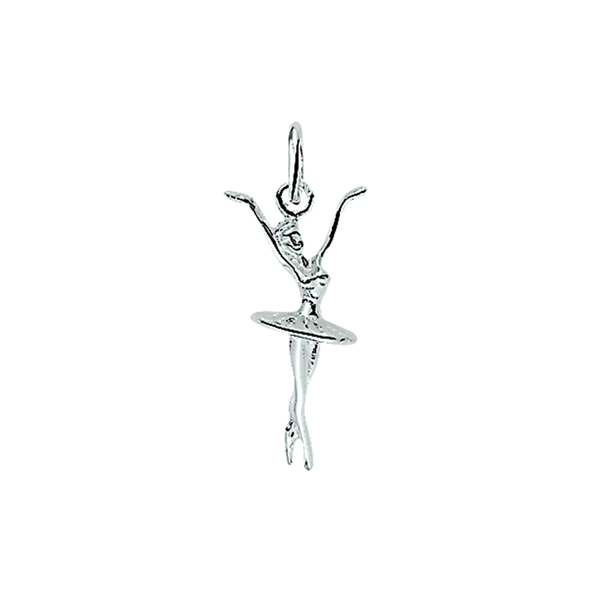 Hanger - zilver ballerina