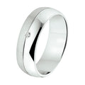 Ring a205 - 6 mm - met cz