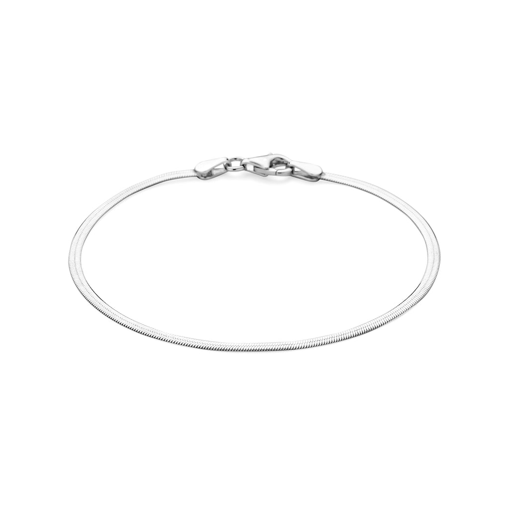 armband slang plat 2 mm 18 cm