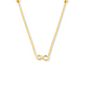 Collier infinity en bolletjes 40 - 42 - 44 cm