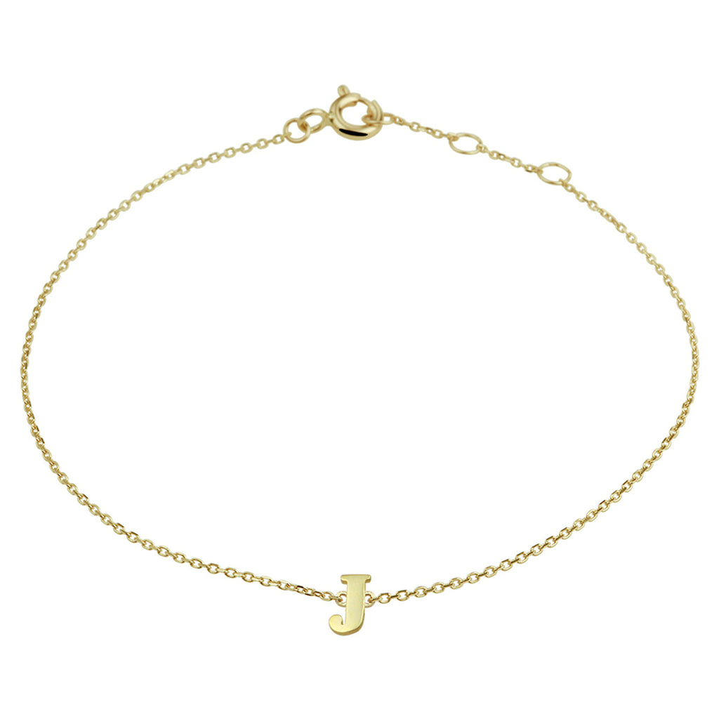 Armband letter 16.5 - 17.5 - 18.5 cm