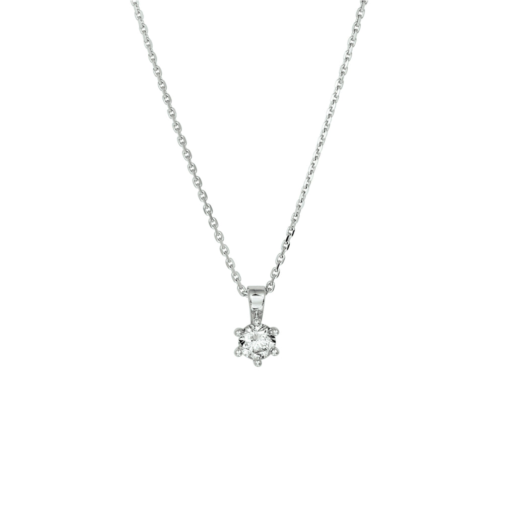 Collier zirkonia 41 + 4 cm