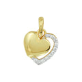 Hanger hart zirkonia bicolor gestift