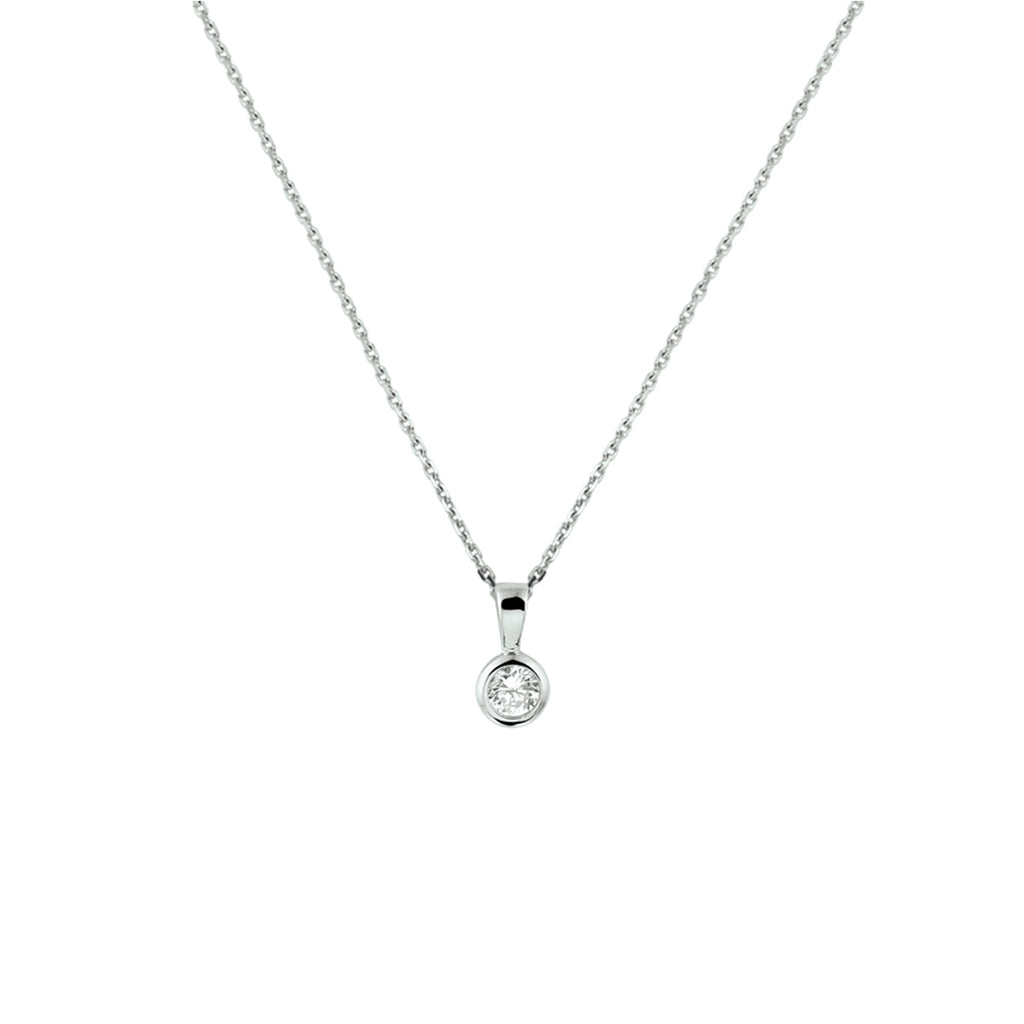 Collier zirkonia 41 + 4 cm