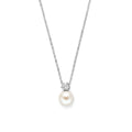collier parel en zirkonia 42 + 3 cm