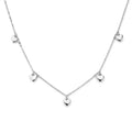 Collier hartjes 36 + 4 cm