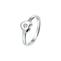 Ring hart en zirkonia