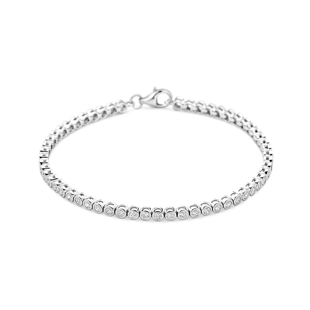tennisarmband zirkonia 3 mm