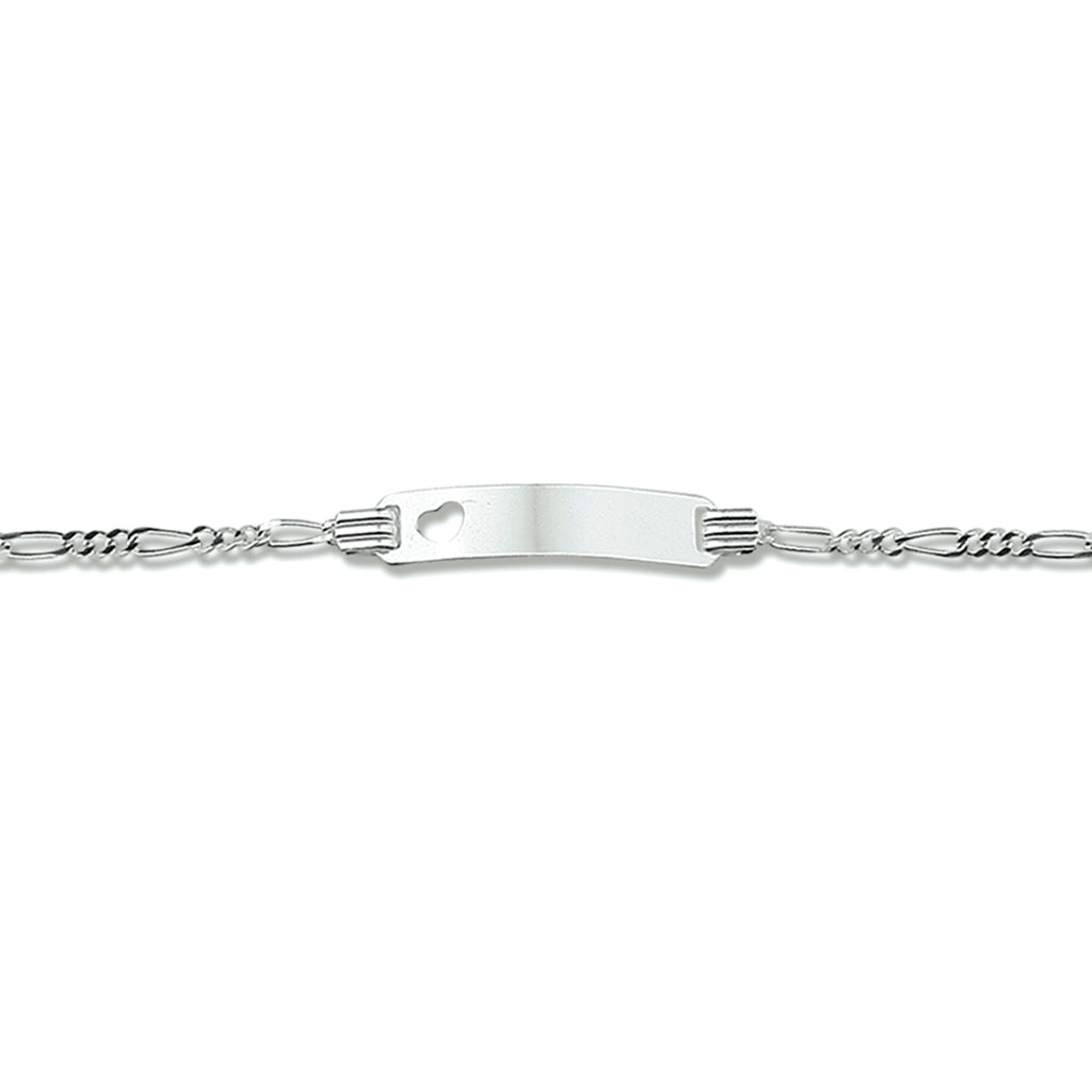 Zilveren platenarmband kinderen
