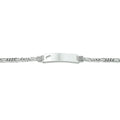 Zilveren platenarmband kinderen