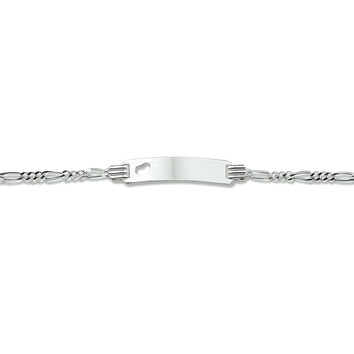 Zilveren platenarmband kinderen