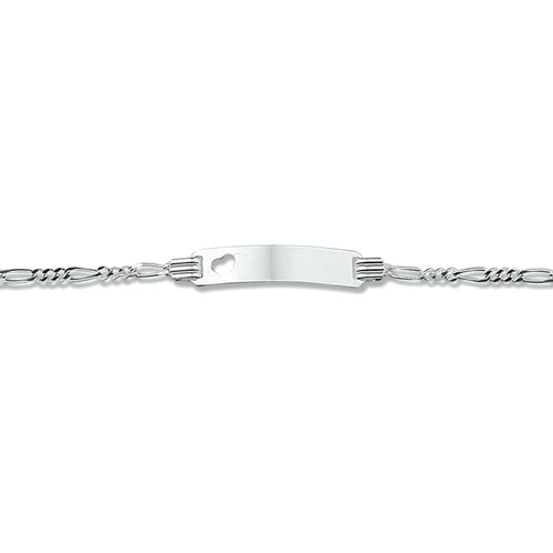 Zilveren platenarmband kinderen