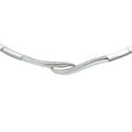Collier zirkonia 43 + 3 cm