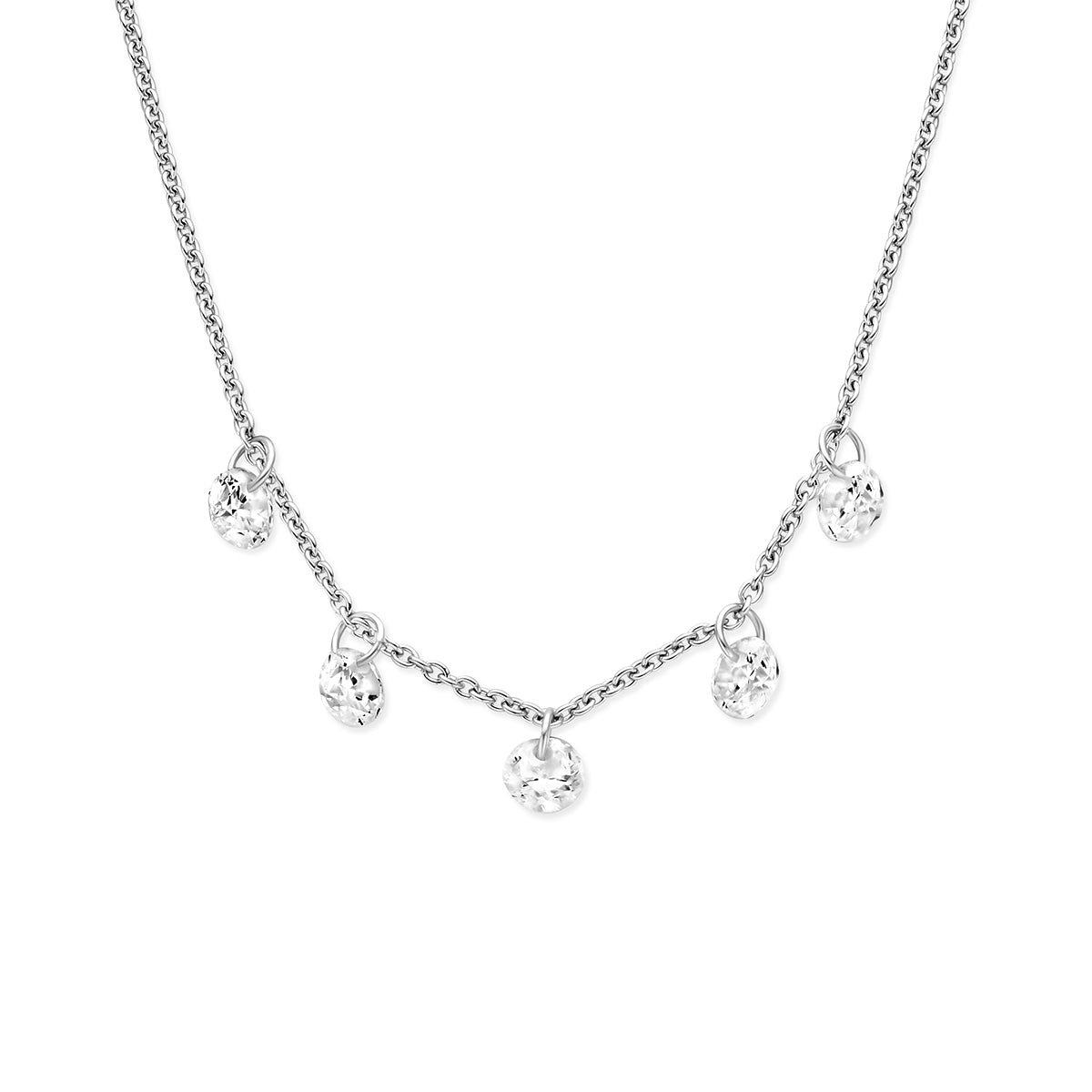 Collier zirkonia 41 - 43 - 45 cm
