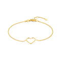 Armband hart 17 - 18.5 cm