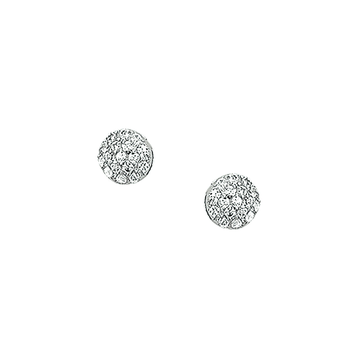 Oorstekers - zilver zirkonia