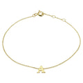 Armband letter 16.5 - 17.5 - 18.5 cm
