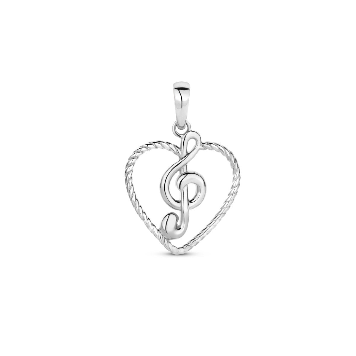 Hanger hart en muzieknoot