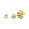 Oorknoppen diamant 0.10ct (2x0.05ct) h si