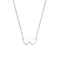Collier hartjes 1.3 mm 40 + 4 cm