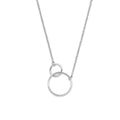 Zilver gerhodineerd colliers met hangers