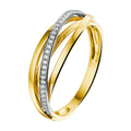 Ring diamant 0.11ct h si