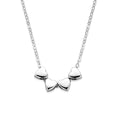 Collier 4 hartjes 41 + 4 cm