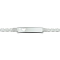 Graveerarmbanden hart plaat 6 mm 16-18 cm