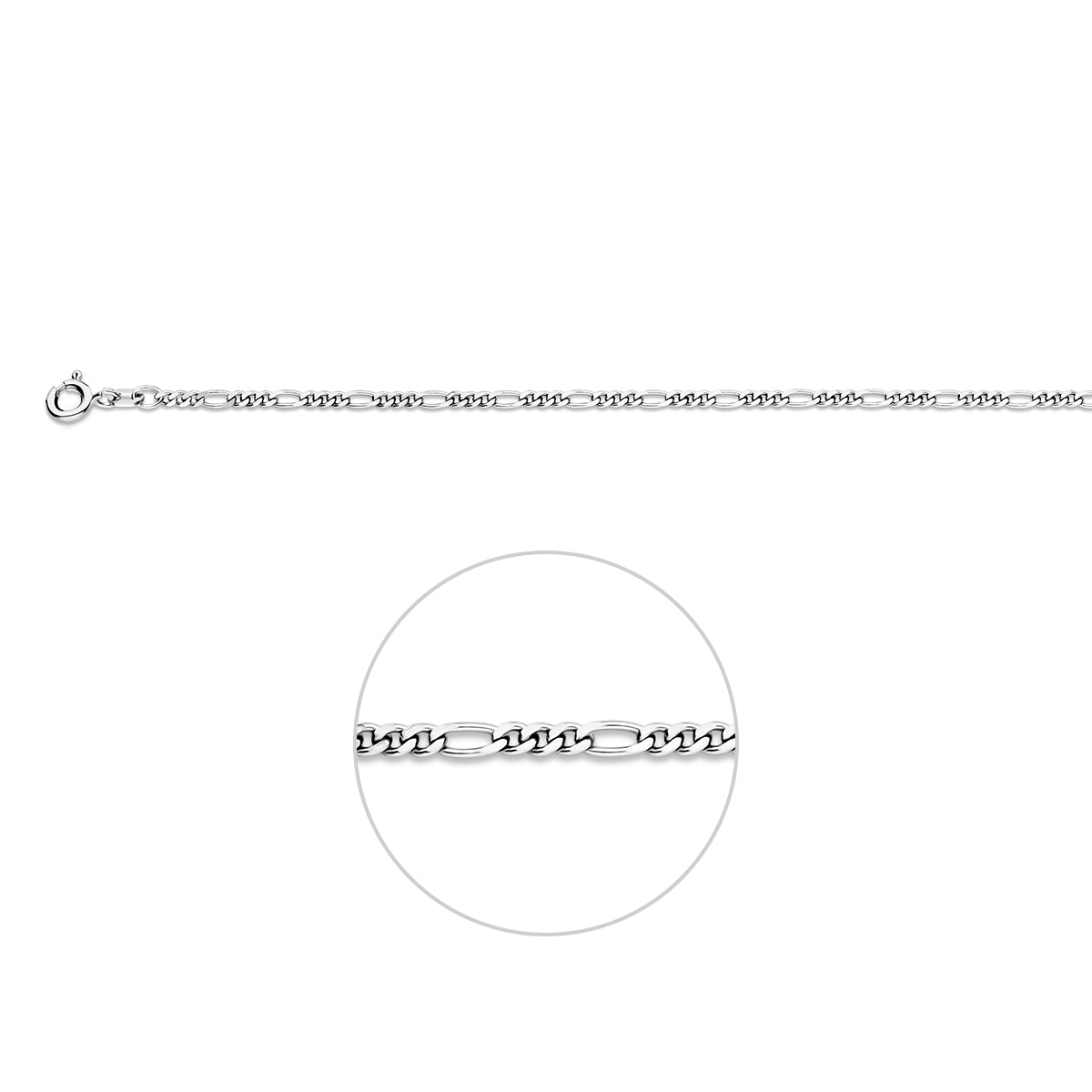 Collier figaro 2.2 mm