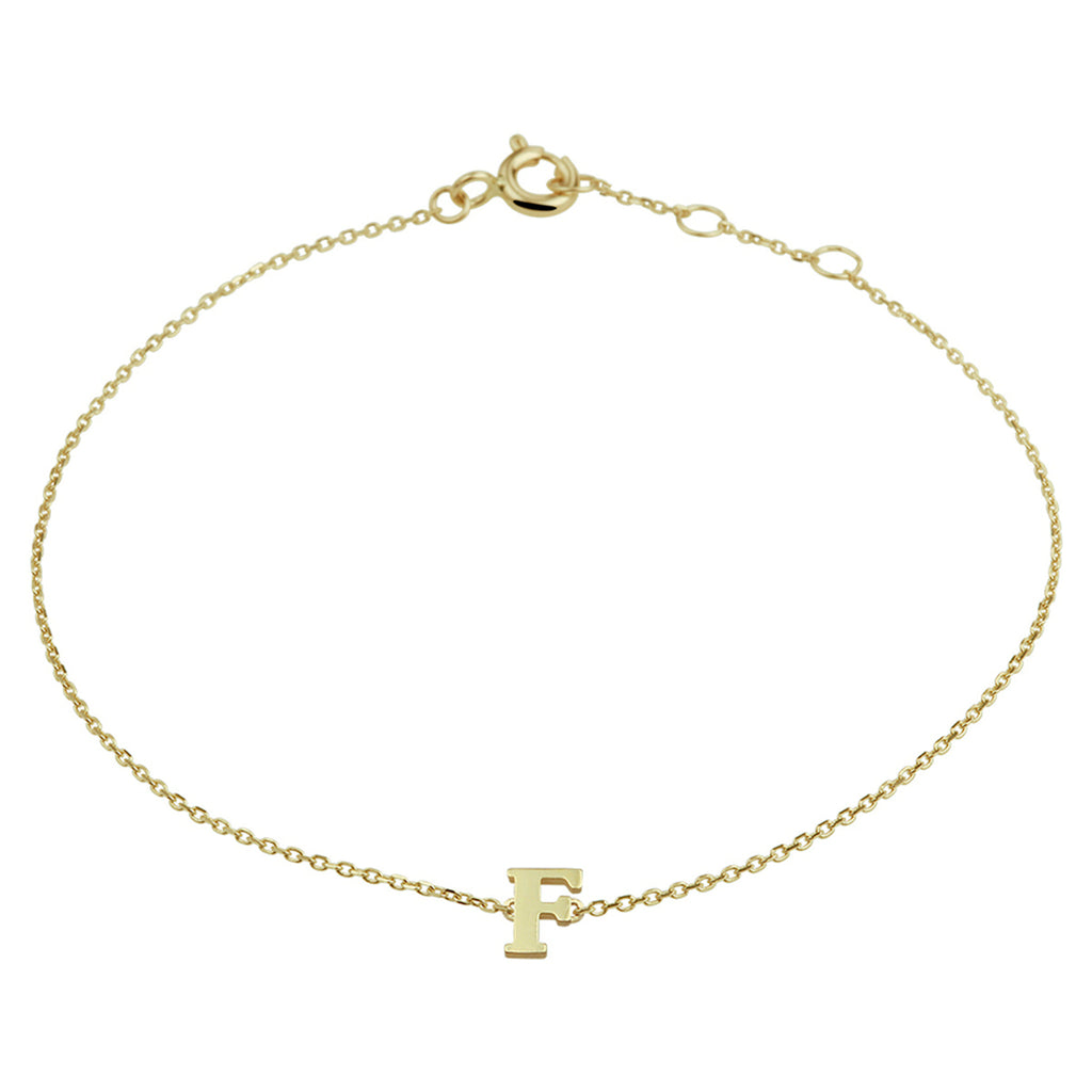 Armband letter 16.5 - 17.5 - 18.5 cm