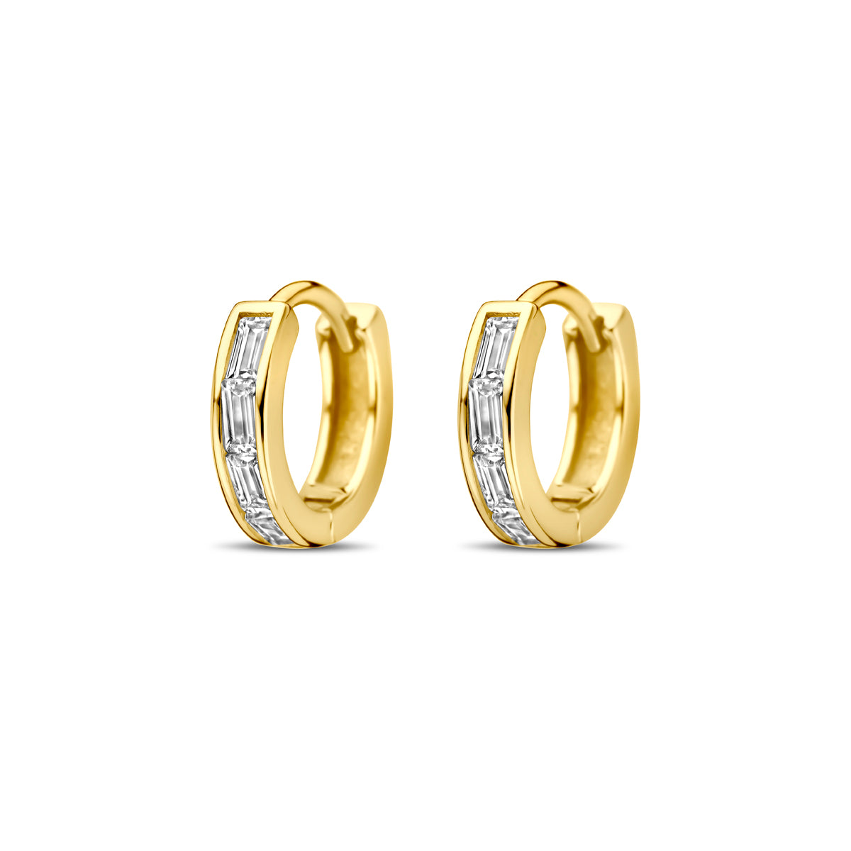 Klapoorringen zirkonia 10 mm 1 micron