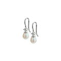 Oorhangers parel en zirkonia franse haak