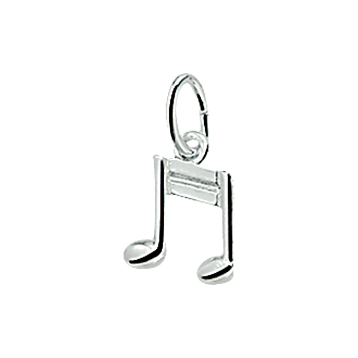 Hanger - zilver muzieknoot