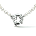 Parelcollier met zilveren sluiting 41cm 3.8mm