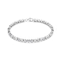 tennisarmband hartjes zirkonia 4 mm 18 cm