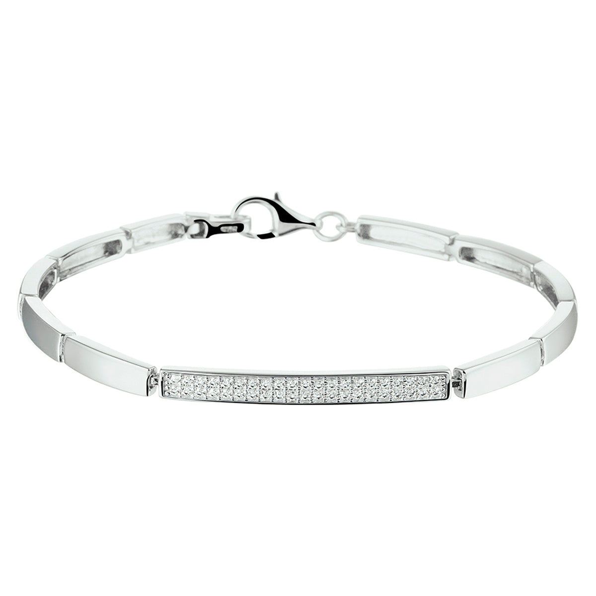 Armband zirkonia 18.5 cm